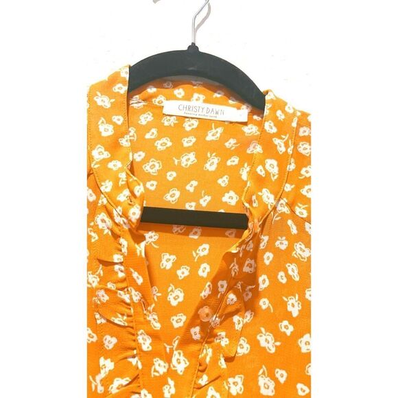 Christy Dawn Elle Dress in Mustard Seed Floral Small - Picture 5 of 8